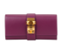 Medor 23 Clutch in Tadelakt Anemone, front view